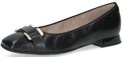 baleríny caprice 22101-45 black nappa