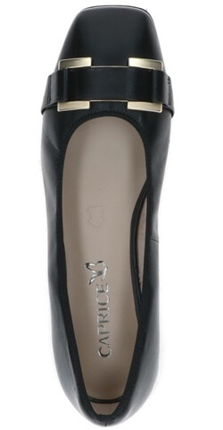 baleríny caprice 22101-45 black nappa