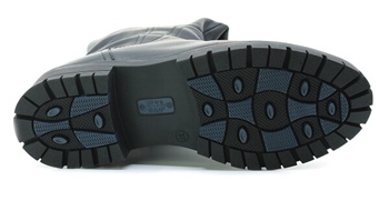 dámské kožené kozačky caprice 25601-45 black