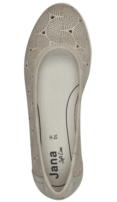 Jana 22178-44 taupe baleríny