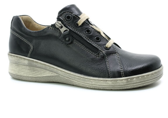 Kacper dámské černé polobotky 2-2641 obuvpetra.cz