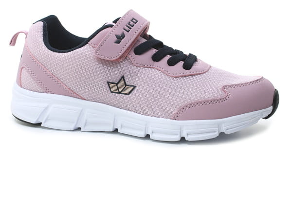 Juniorské růžové tenisky Lico Almeria se suchým zipem