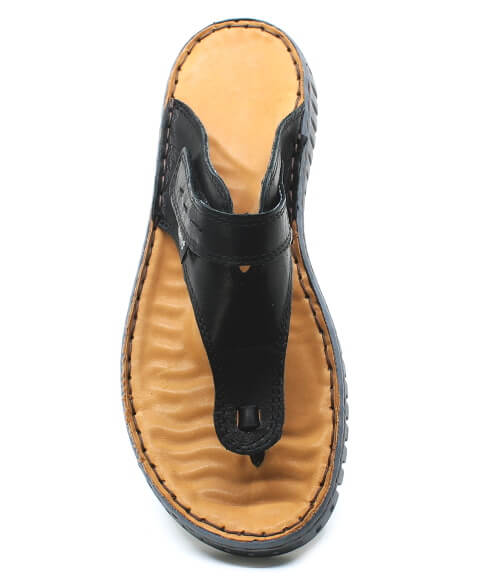 orto plus 8081-60V černé žabky obuvpetra.cz