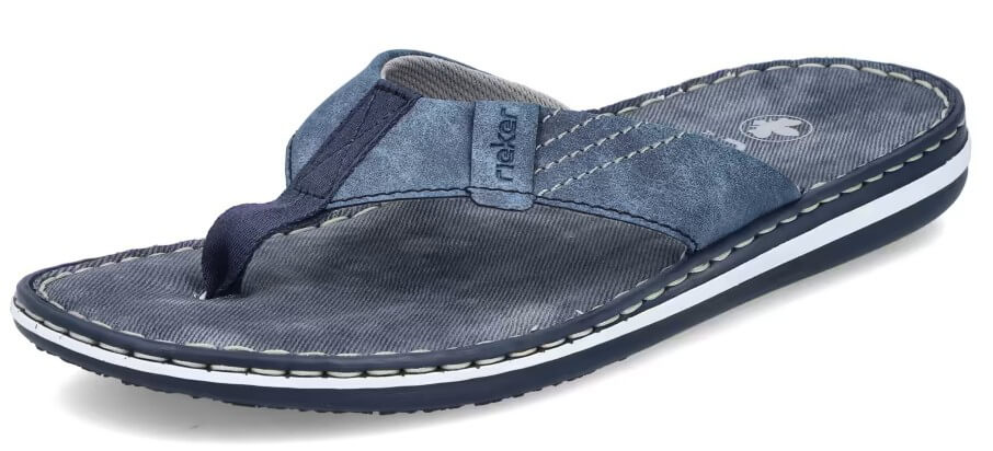 rieker 21043-14 blue pánské žabky