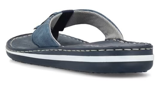rieker 21043-14 blue pánské žabky
