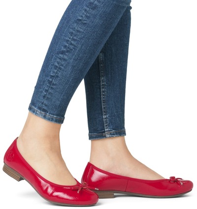 rieker 51950-33 red baleríny