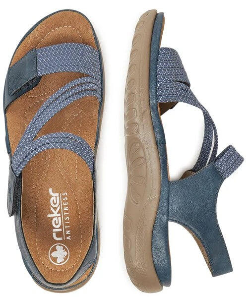 dámské sandály rieker 64870-14 blue