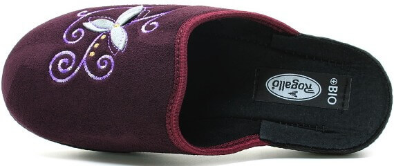 rogallo 3360/034 fialové domácí bačkory