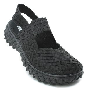 rock spring sandal all black