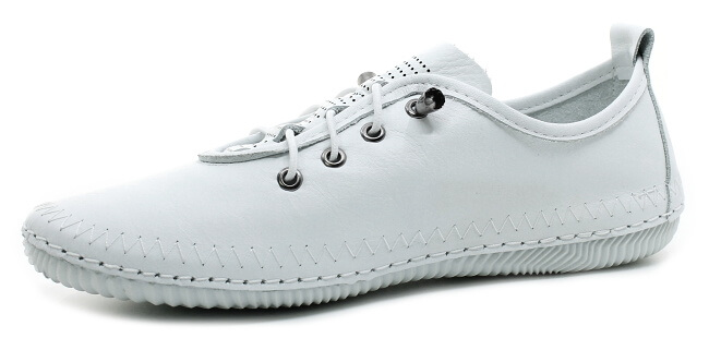 KLOP 032 654 white, dámské polobotky vel.39
