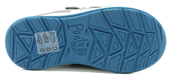 PONTE DA 03-1-630AL grey, dětské polobotky vel.30