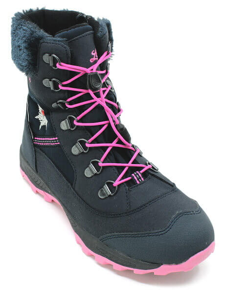 LICO MARIE 720478 marine/rosa, juniorská zimní obuv vel.40