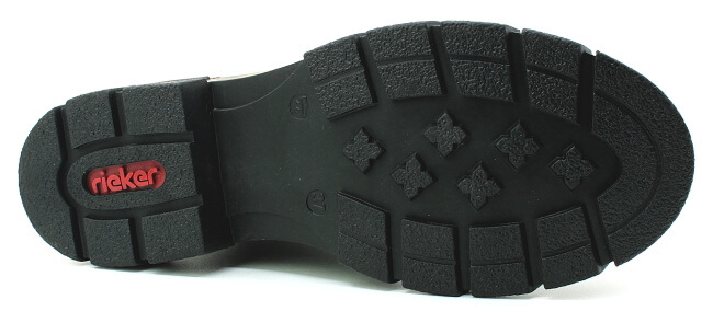 RIEKER Z9180-01 black, dámská kotníková obuv