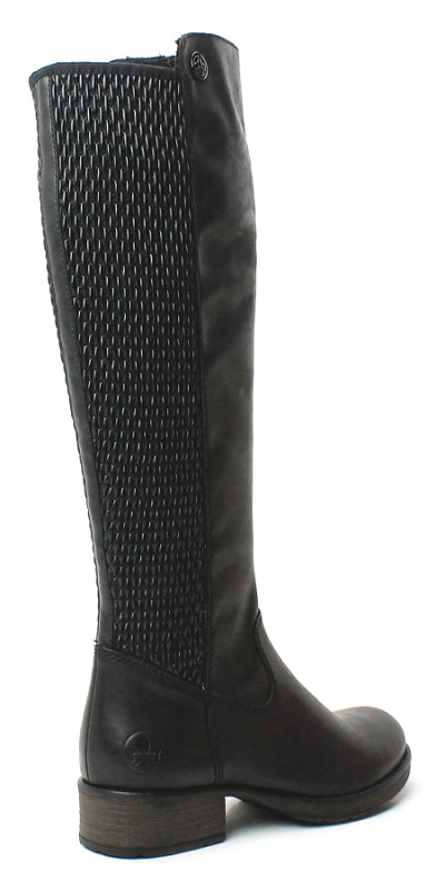 RIEKER Z9591-00 black, dámské kozačky