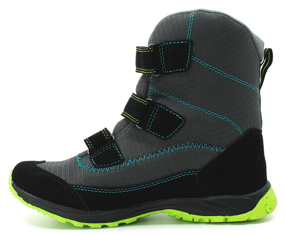 BRÜTTING Arendal V 721050 grau/schwarz, juniorská zimní obuv 