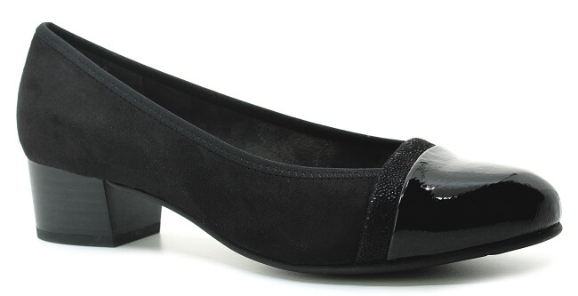 JANA 8-22366-41 black, dámské lodičky vel.37