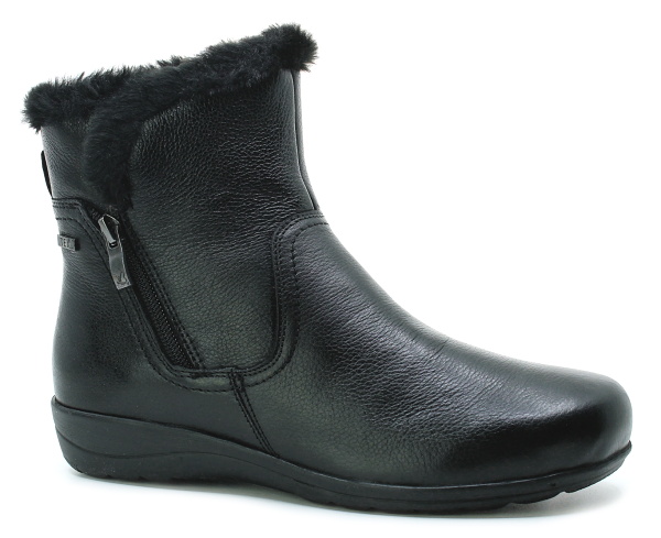 CAPRICE 9-26459-43 black nappa, dámské polokozačky
