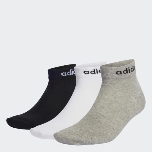 adidas ponožky IC1306 Think Linear Ankle - 3 páry