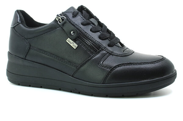 JANA 8-23700-45 001 black, dámské polobotky vel.40