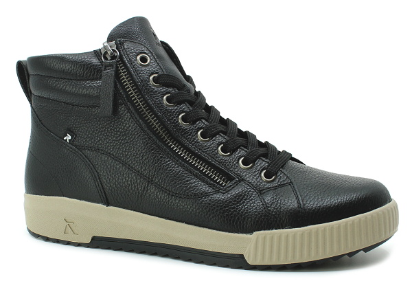 RIEKER W0164-00 black, dámské zimní tenisky