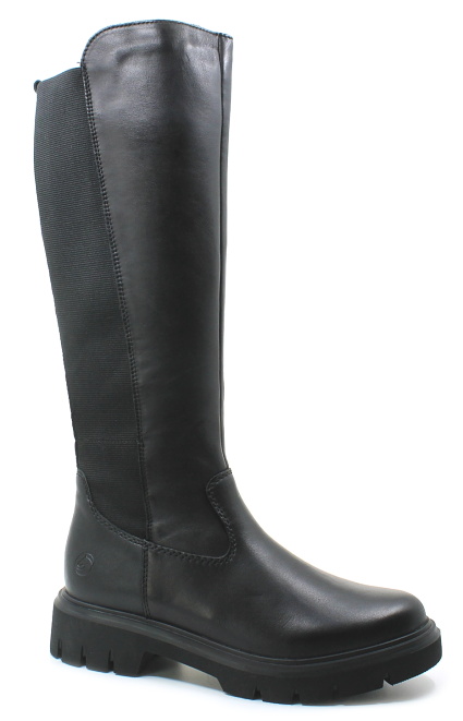 REMONTE D1W77-00 black, dámské kozačky vel.43