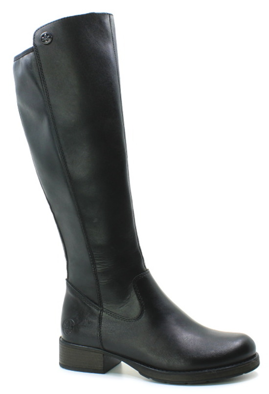 RIEKER Z9591-01 black, dámské kozačky