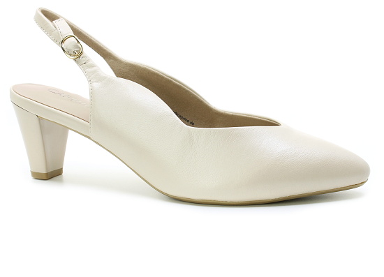 CAPRICE 9-29603-44 140 cream perlato, dámské lodičky vel.37 ½