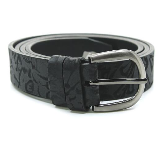 PENNY BELTS 30-191-V2-63 černý, dámský kožený opasek 85 cm