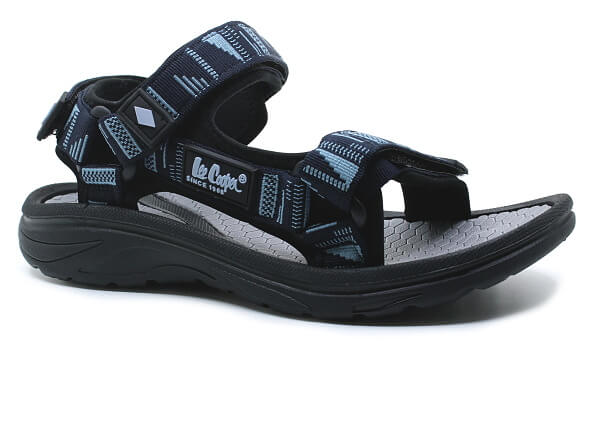LEE COOPER LCW-26-34-4427L black/blue, juniorské sandály vel.38