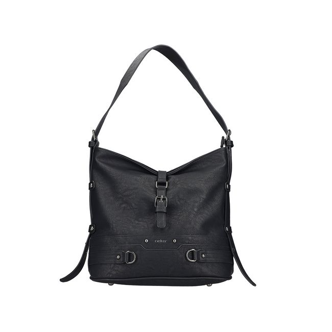 RIEKER H1043-00 black, dámská kabelka