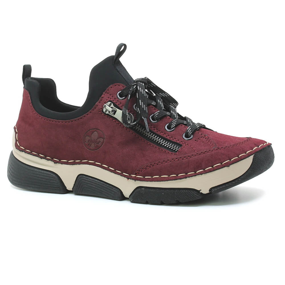 RIEKER 45973-36 red, dámské polobotky vel.41