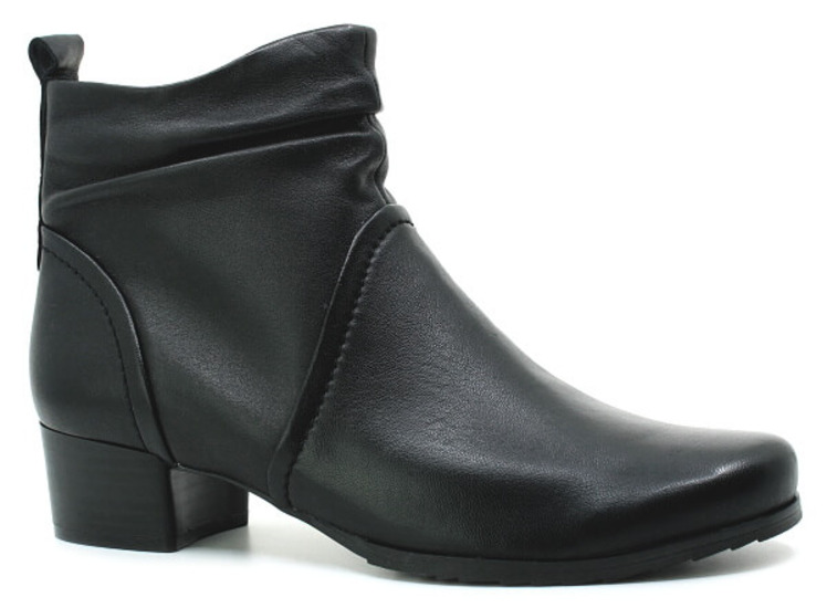 CAPRICE 9-25358-41 022 black nappa, dámská kotníková obuv