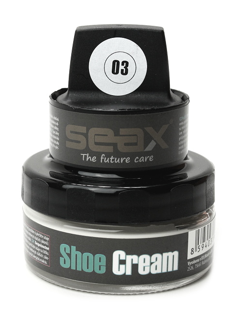 SEAX Shoe Cream, krém na obuv bílý 50 ml