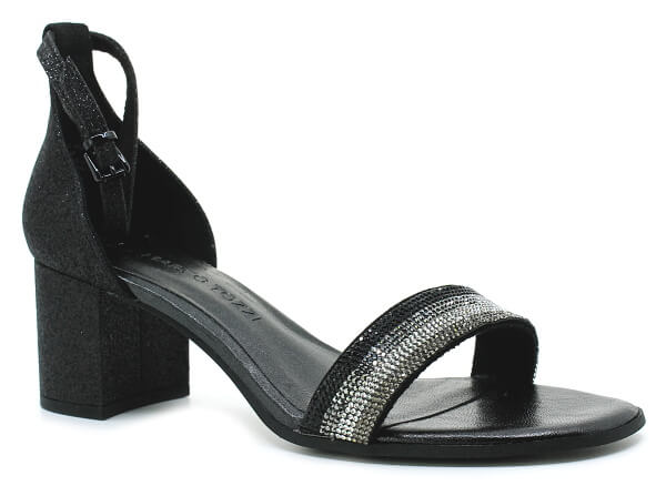 MARCO TOZZI 28301-41 black glitter, společenská obuv vel.38
