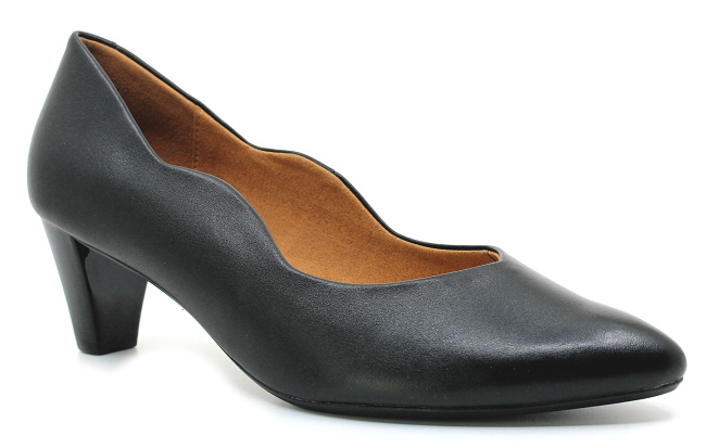 CAPRICE 9-22400-41 black nappa, dámské lodičky vel.39