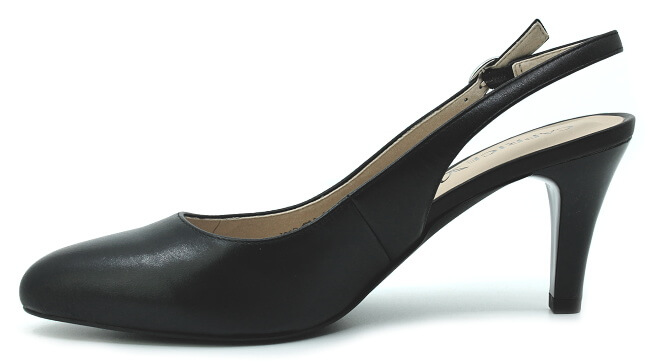 CAPRICE 29606-42 black nappa, dámské lodičky vel.39