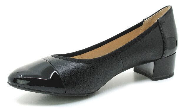 CAPRICE 22317-42 black comb, dámské lodičky vel.39