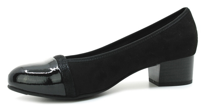 JANA 8-22366-41 black, dámské lodičky vel.37