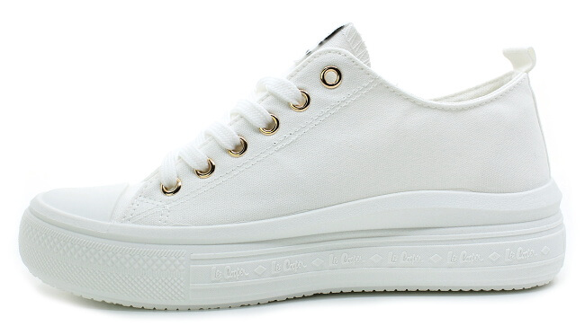 Lee Cooper 2462L white/gold, dámské plátěnky vel.41