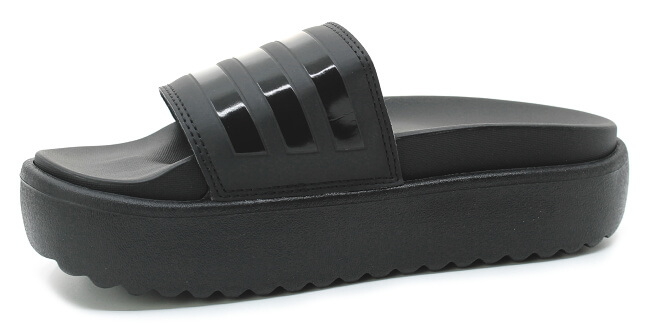 adidas ADILETTE PLATFORM HQ6179 black, dámské pantofle 