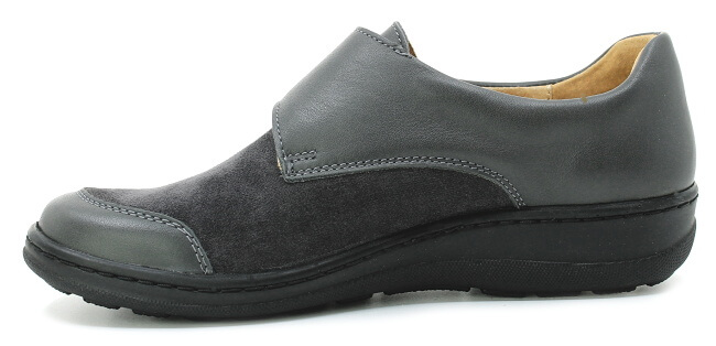 HILBY 395 šedé, dámské polobotky vel.41