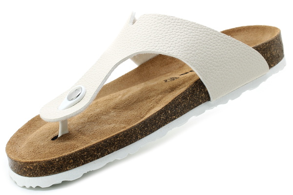 TAMARIS 1-27522-42 ivory, dámské žabky 