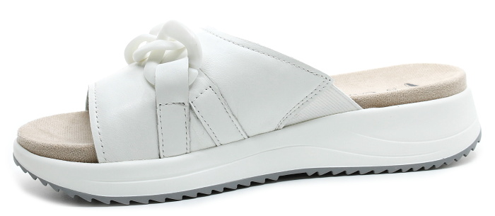 CAPRICE 9-27204-42 white nappa, dámské pantofle 