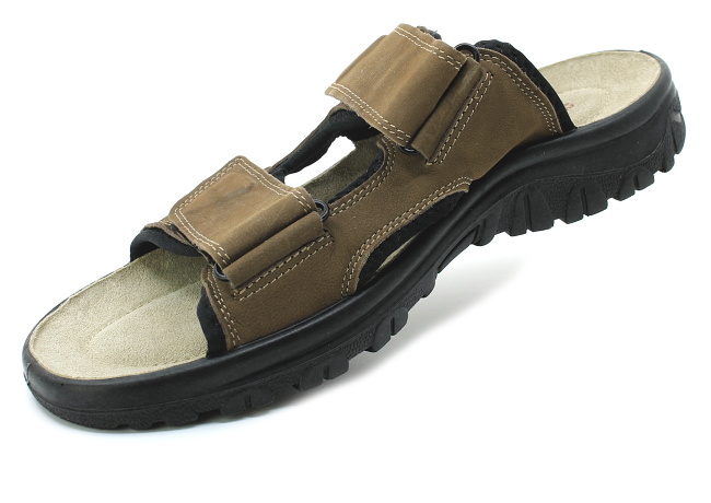MARCO TOZZI 17400-42 khaki comb, pánské pantofle