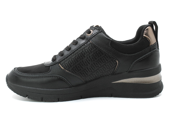 TAMARIS 1-23721-42 096 black/copper, dámské polobotky vel.37