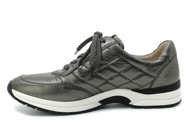 CAPRICE 9-23653-43 piombo metal, dámské polobotky