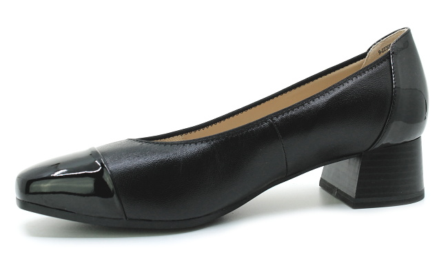 CAPRICE 22306-43 black comb, dámské lodičky