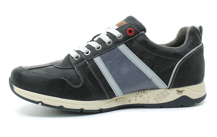 MUSTANG 4106-317-200 stein, pánské polobotky 