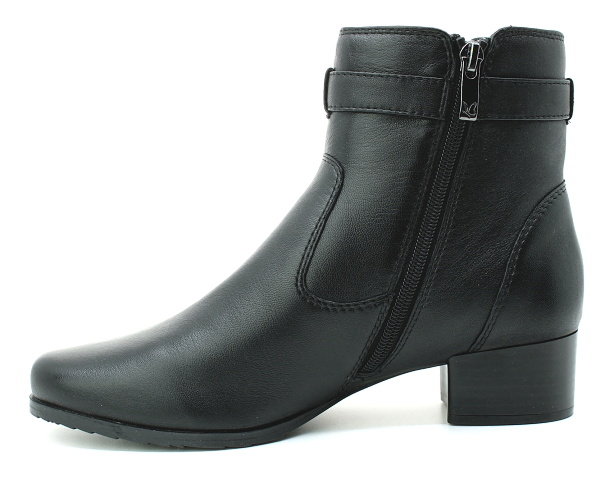 CAPRICE 9-25420-43 black nappa, dámská kotníková obuv