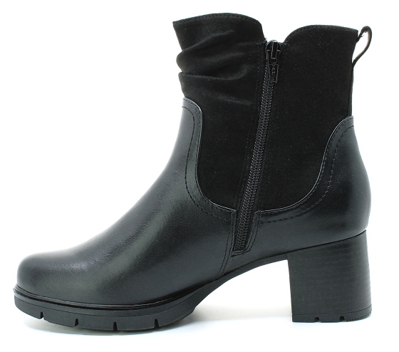JANA 8-25362-43 black, dámská kotníková obuv
